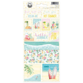 Samolepiace nápisy a ozdoby - kolekcia Summer Vibes (10,5 x 23 cm)